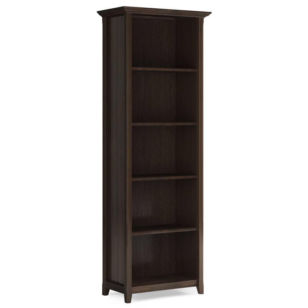 Photos - Wardrobe WyndenHall 72" Normandy 5 Shelf Bookcase White