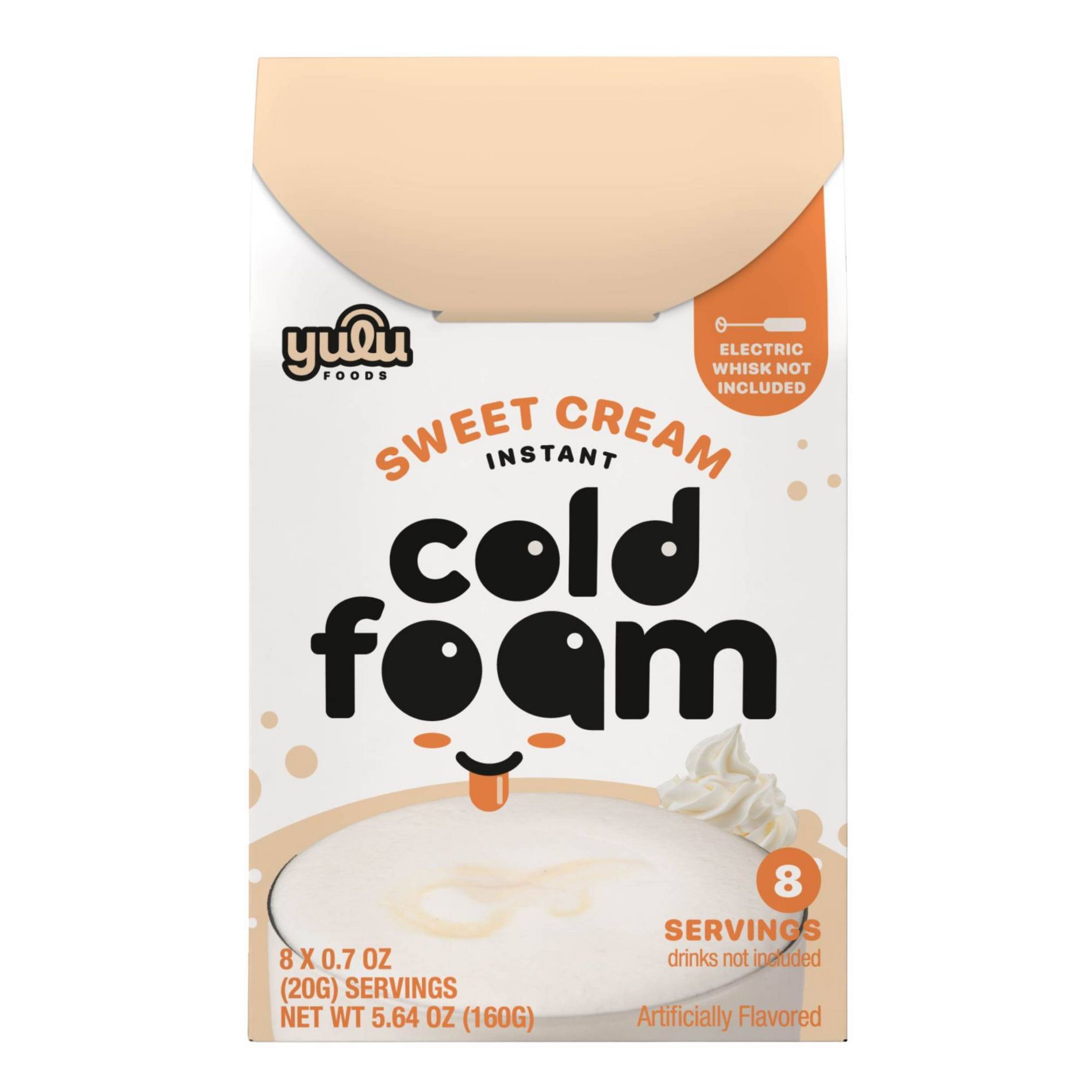 Yulu Instant Cold Foam Sweet Cream Stick Kits - 5.64oz/8ct