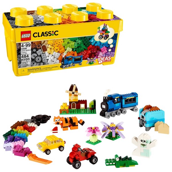 LEGO Classic Caja Mediana de Ladrillos Creativos, Juguetes de Construcción para Juego Creativo, Kit Creativo para Niños 10696