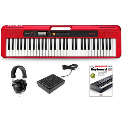 rygrad udtale økse Casio Casiotone Ct-s200 Keyboard Essentials Kit Red : Target