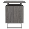 PAGED 47.25" L Home Office Desk Reversible Computer Desk with Storage Drawers and File Cabinet for Office - 4 of 4