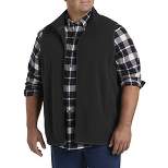 Big + Tall Essentials by DXL Full-Zip Polar Fleece Vest - Men's Big and Tall