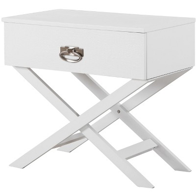 NicBex Nightstand with Storage Drawer Modern End Table with Wood Legs for Living Room,Bedroom