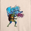 Women's - Teenage Mutant Ninja Turtles - Leonardo AKA Leo Lightweight French Terry Wide Neck Long Sleeve Shirt - 2 of 4
