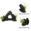 Unique Bargains Aquarium Terrariums Mountain for Fish Tank Landscape Decoration Gray Green 3.74" Height 1pcs - 3 of 4