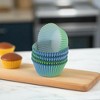 Unique Bargains Disposable Baking Cups Greaseproof Paper 1.97"x1.18" 100 Pcs - 2 of 4