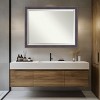 Amanti Art Ellie Beveled Framed Bathroom Vanity Wall Mirror - 4 of 4