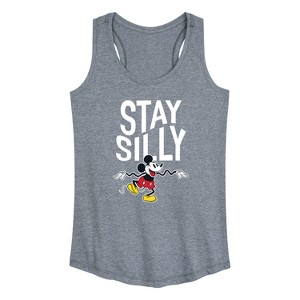 Women's - Disney - Stay Silly Graphic Racerback Tank - 1 of 4