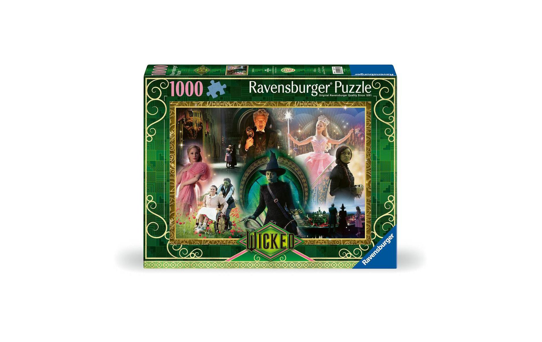Ravensburger AT Wicked Movie Jigsaw Puzzle - 1000pc: Cardboard, Kids & Pop Culture Theme, Creative Thinking