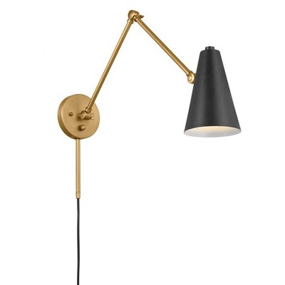Kichler Lighting Sylvia 1 - Light Wall Light in  Natural Brass/Black