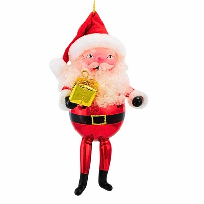 Italian Ornaments 7.0 Inch Pink Papa Package Tree Ornaments