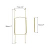Unique Bargains Stainless Steel Invisible U Type Wall Plate Hangers 1 Set - 2 of 4