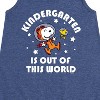 - Peanuts - Kindergarten Is Out Of This World Graphic Sleeveless Aline Dress - 2 of 4