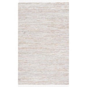 Vintage Leather W/ Fringes VTL501 Flat Weave Indoor Rugs - Safavieh - 1 of 4
