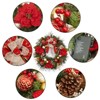 COZONY Pre-Lit Christmas Wreath & Garland Set, Artificial Lighted Decor for Door, Porch and Fireplace - 4 of 4