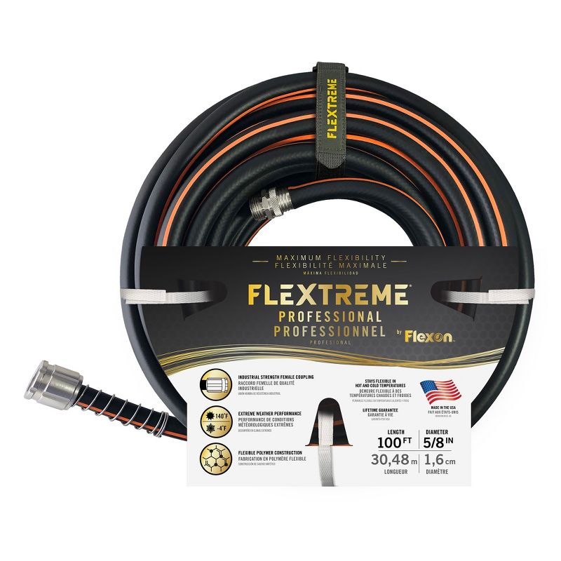 Flexon 5/8" Flextreme Professional Performance Rubber Garden Hoses, 5 of 6