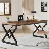 Tribesigns 63" Office Computer Desk, Executive Desk Workstation - 2 of 4