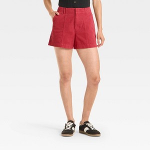 Women's High-Rise Trouser Shorts - Universal Thread™ - 1 of 3