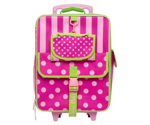 Fab NY Kids Suitcase - Pink/Green