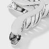 Plastic Loop Claw Hair Clip - A New Day™ Silver - 2 of 2