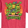 Men's - Teenage Mutant Ninja Turtles - Retro Sunset Circle Short Sleeve Graphic T-Shirt - 2 of 4