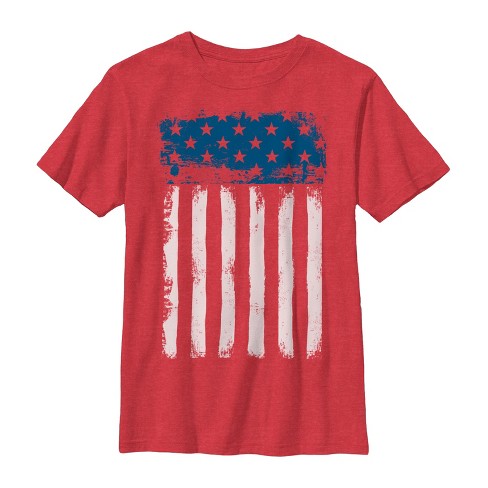 USA Stars and Stripes Boys Flag Shirt