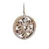 Melrose Wood Cut Out Snowflake Ornament (Set of 12) - 4 of 4
