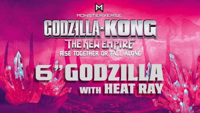 Godzilla x Kong: The New Empire Godzilla with Heat Ray Figure, 2 of 8, play video