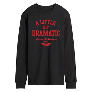 Men's - Mean Girls - Little Bit Dramatic Around Holidays Long Sleeve Graphic T-Shirt - 1 of 4