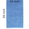 TowelSoft Premium 100% Cotton Terry Velour Hand Face Sports Gym Towel 16 inch x 26 inch - 2 of 3