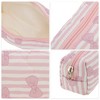 Unique Bargains 1 Pc Simple Floral Style Drawstring Makeup Bag for Vacation Polyester - 3 of 4