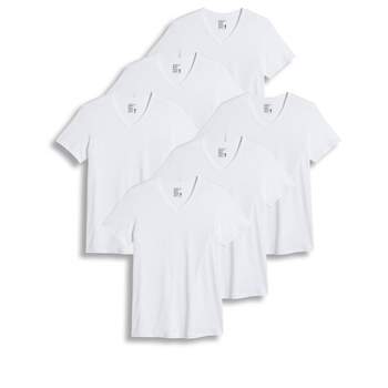 Jockey Men's Slim Fit Cotton Stretch V-Neck T-Shirt - 6 Pack