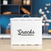 AuldHome Design Enamel Snack Bin; Modern Farmhouse Style Snack Container for Single Serving Packs - 2 of 4