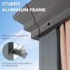 UNISOAR Hardtop Gazebo with Breathable Privacy C - 3 of 4