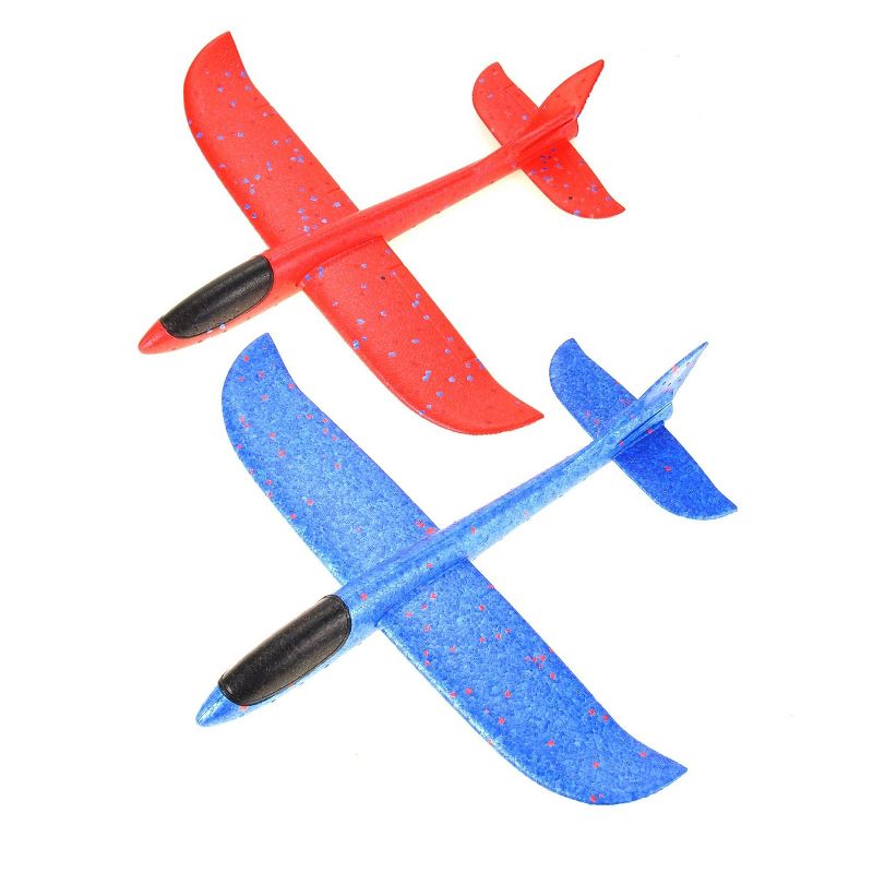 2 Pack Toy Foam Throwing Airplane, 1 of 9