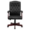 Merrick Lane High Back Tufted Home Office Chair With Height Adjustment And 360° Swivel - 4 of 4