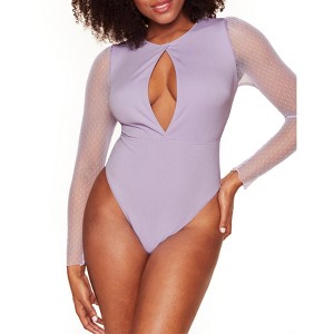 Adore Me Women's Kelsee Bodysuit Lounge - 1 of 4