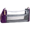 Diaper Backpack with Changing Station & USB Port – 4‑in‑1 Travel Baby Bag for Mom & Dad, Stroller Straps Included (Black, Gray, Purple) - 4 of 4