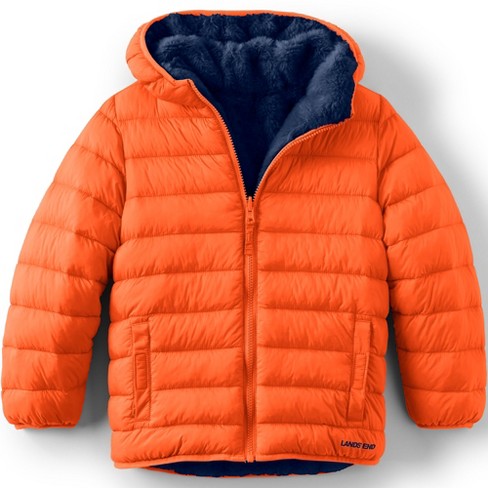 Lands end orange jacket clearance
