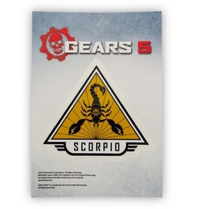 Toynk Gears of War 5 Team Scorpio Vinyl Decal | Gears 5 Collectible | 5 x 7 Inches - 1 of 4