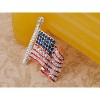 Anna-Kaci Crystal Rhinestone 4th of July American USA Flag Patriotic Pin Brooch - 3 of 4