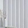 HLC.ME Emily Faux Linen Semi Sheer Light Filtering Back Tab Pocket Lightweight Window Curtains Drapery, 2 Panels - 3 of 4