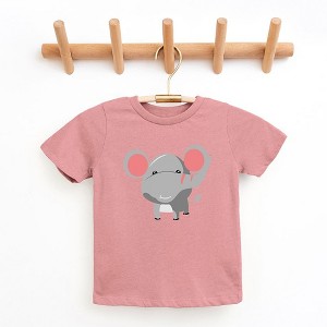 The Juniper Shop Elephant Colorful Toddler Short Sleeve Tee - 1 of 2