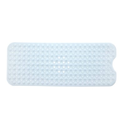 Tranquilbeauty 40 X 16 Clear Extra Long Non-slip Bath Mats With