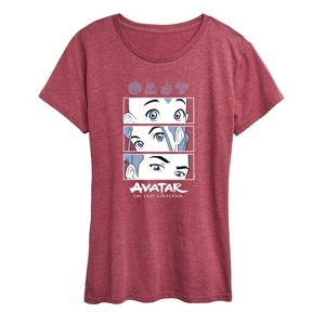 Women's - Avatar: The Last Airbender - Airbenders Short Sleeve Graphic T-Shirt - 1 of 4