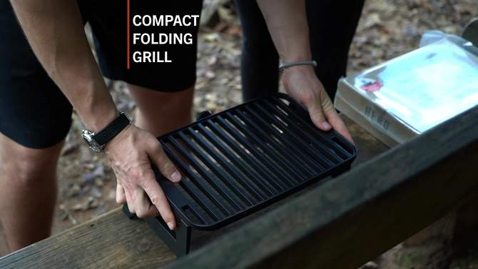 Fire &#38; Flavor HERO Portable Charcoal Grill System with Case FFG3 Black, 2 of 10, play video