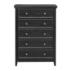 Racxily 5-Drawer Dresser, Farmhouse Storage Cabinet for Living Room & Closet - 2 of 4