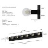 7-Light Donelson Bathroom Vanity Wall Light Fixture - Hunter Fan - 3 of 4