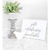 Darware White Gift Certificates Available Sign, Wood Retail Store Sign for Gift Cards / Certificates - 3 of 4