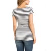 Clearlove Womens Maternity Shirts Short Sleeve Top Wrap V Neck Blouse Cross Over Fitted Nursing Tank Tops Summer Breastfeeding Tee 2025 - 4 of 4